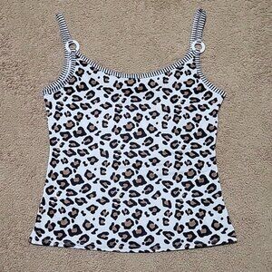 CBR Animal Print Silky Tank Top Size Medium